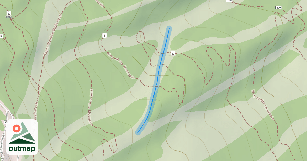 Map of Sandia Ridge Road