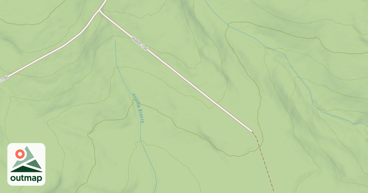 Map of Whiskey Springs Trails