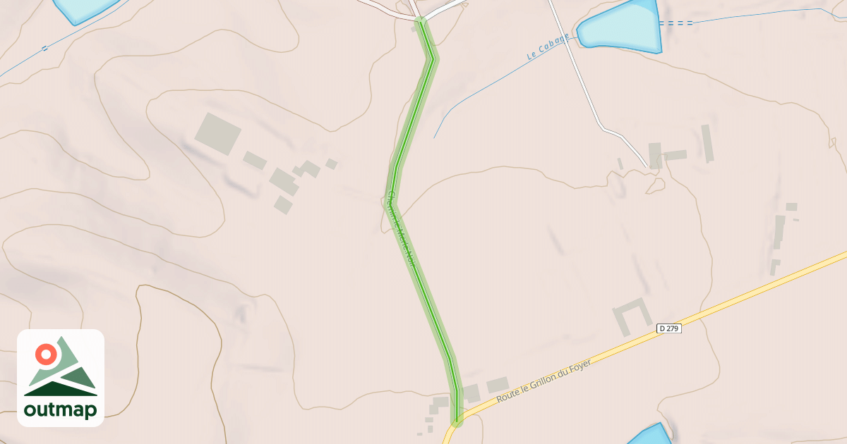 Map of Chemin le Merle Noir