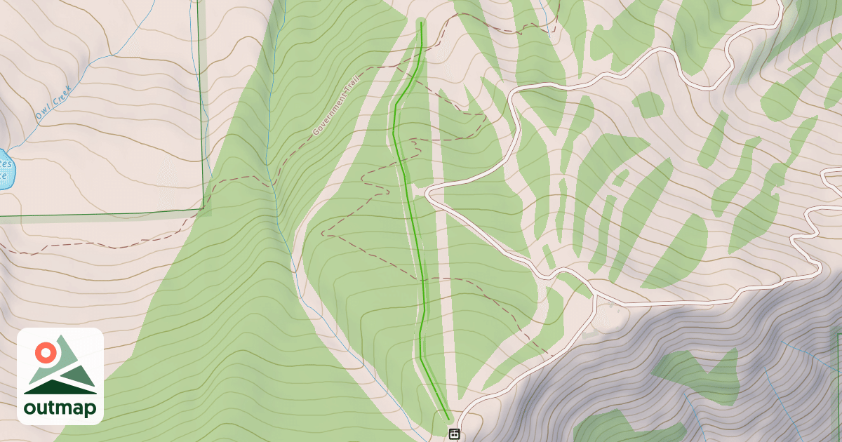 Map of Larkspur