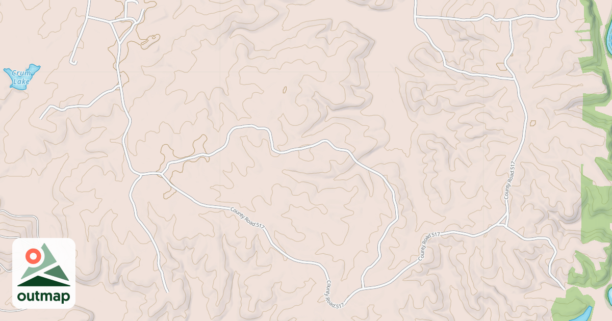 Map of MUD CREEK