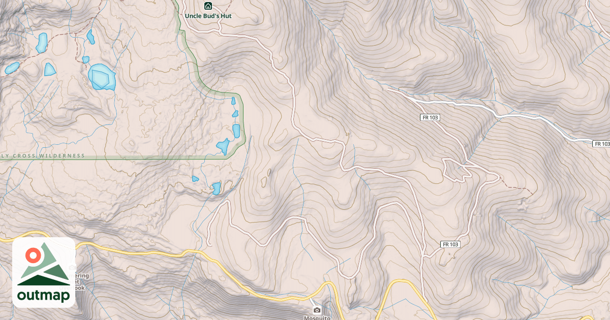 Map of BEAR LAKE