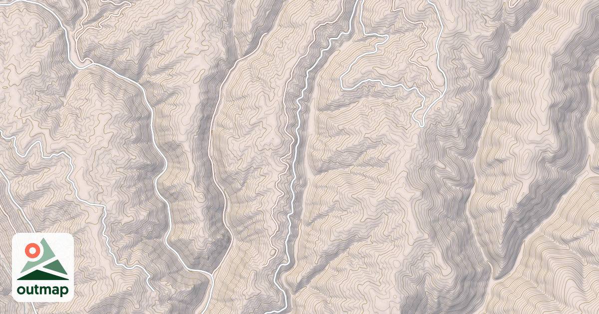 Map of MIDDLE RIDGE