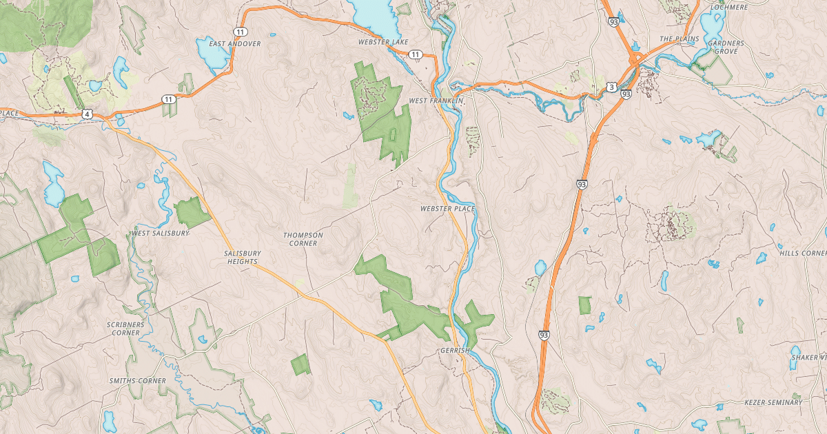 Map preview of Northern Rail Trail