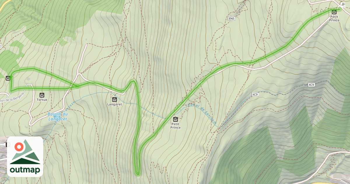 Map of Villard