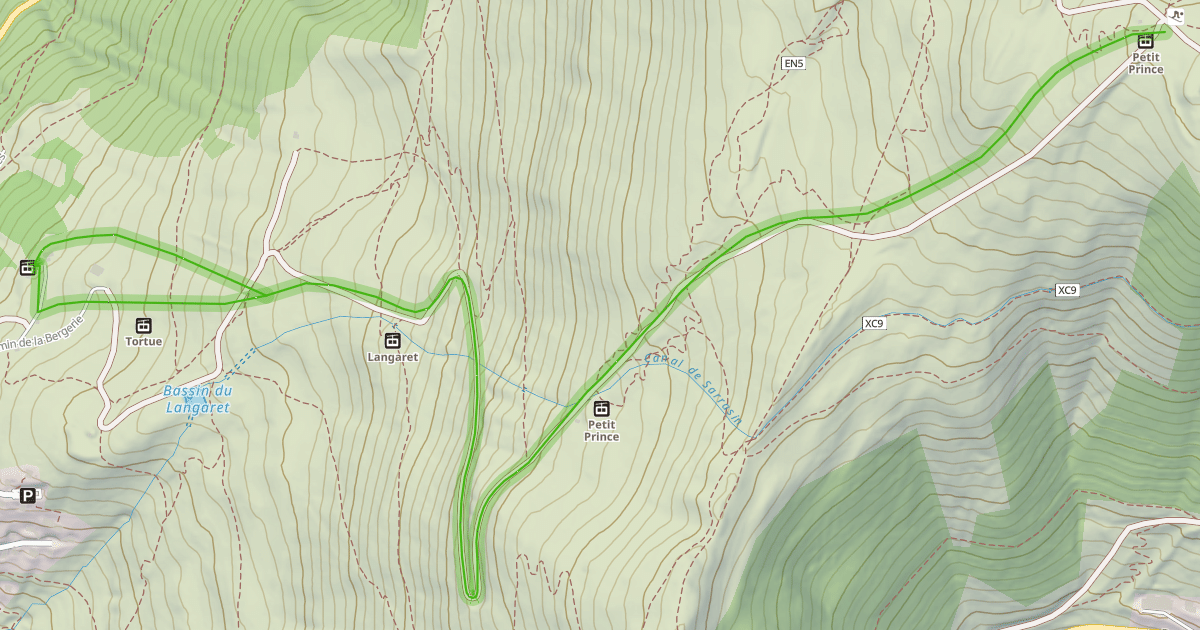 Map preview of Villard