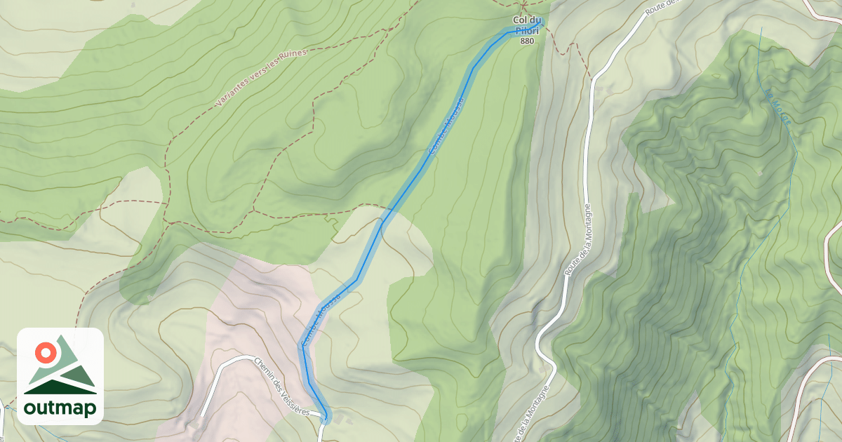 Map of Combe Moussa