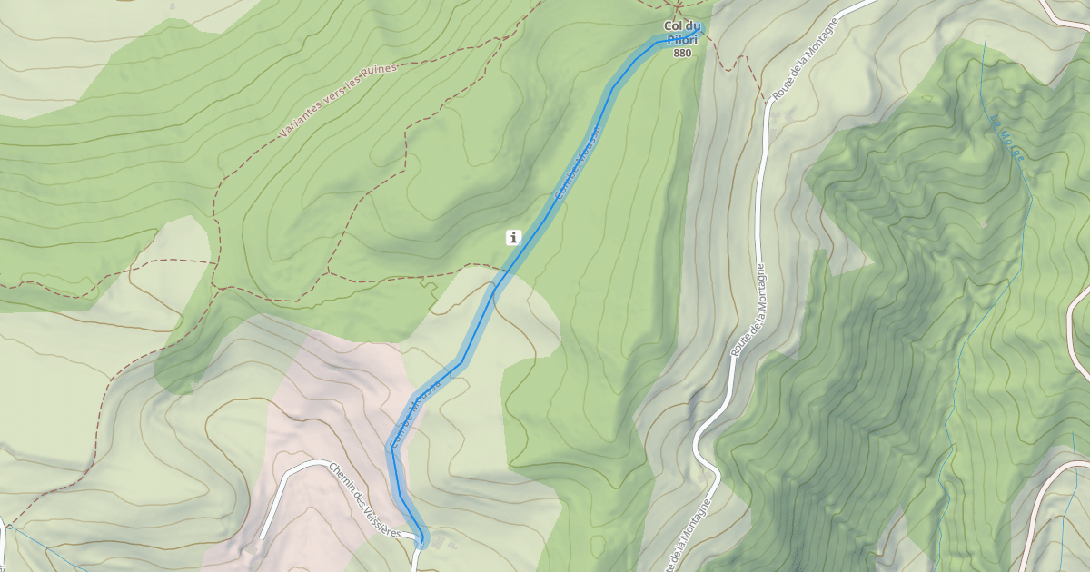 Map preview of Combe Moussa