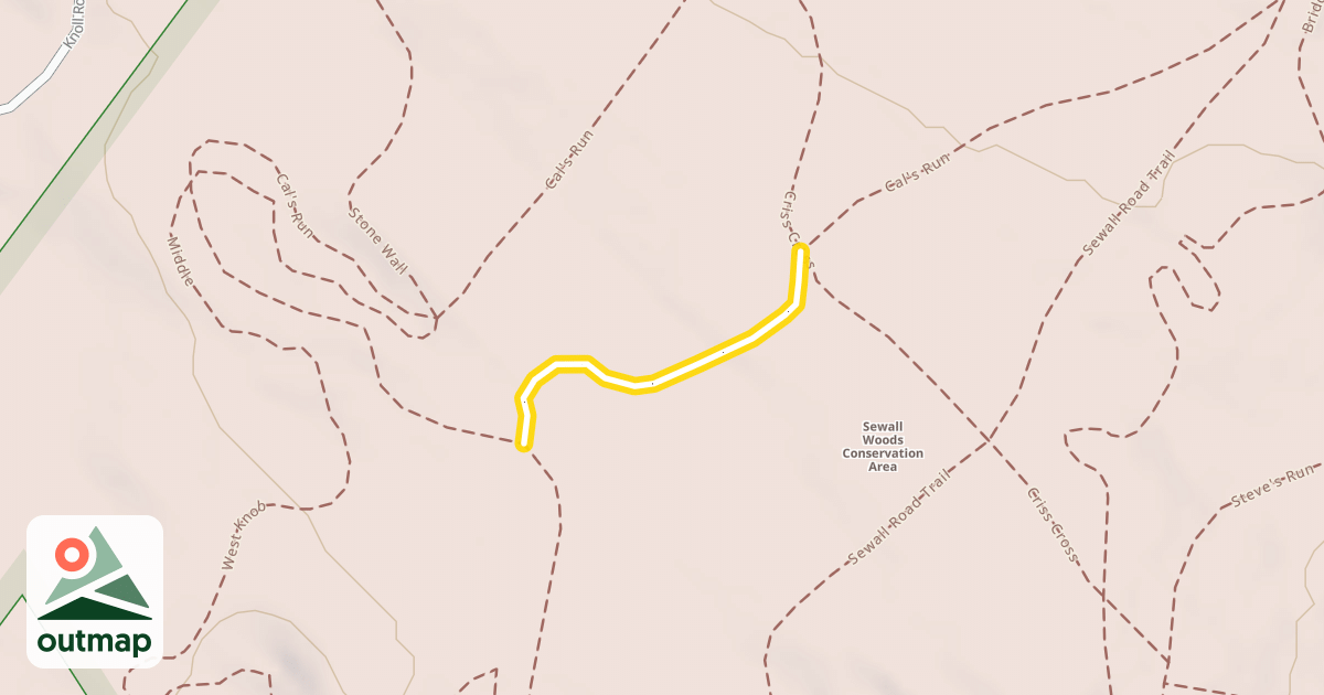 Map of Cal's Run