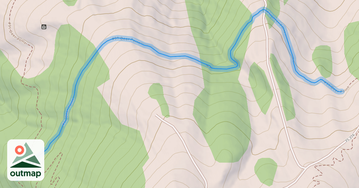 Map of #91 Deer Point