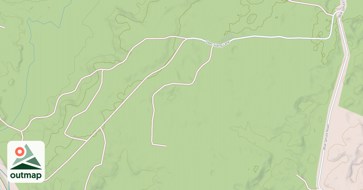 Map of DEER SIDING ROAD