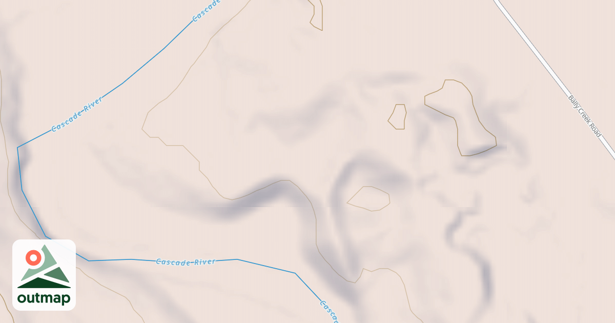 Map of CASCADE PIT SPUR A