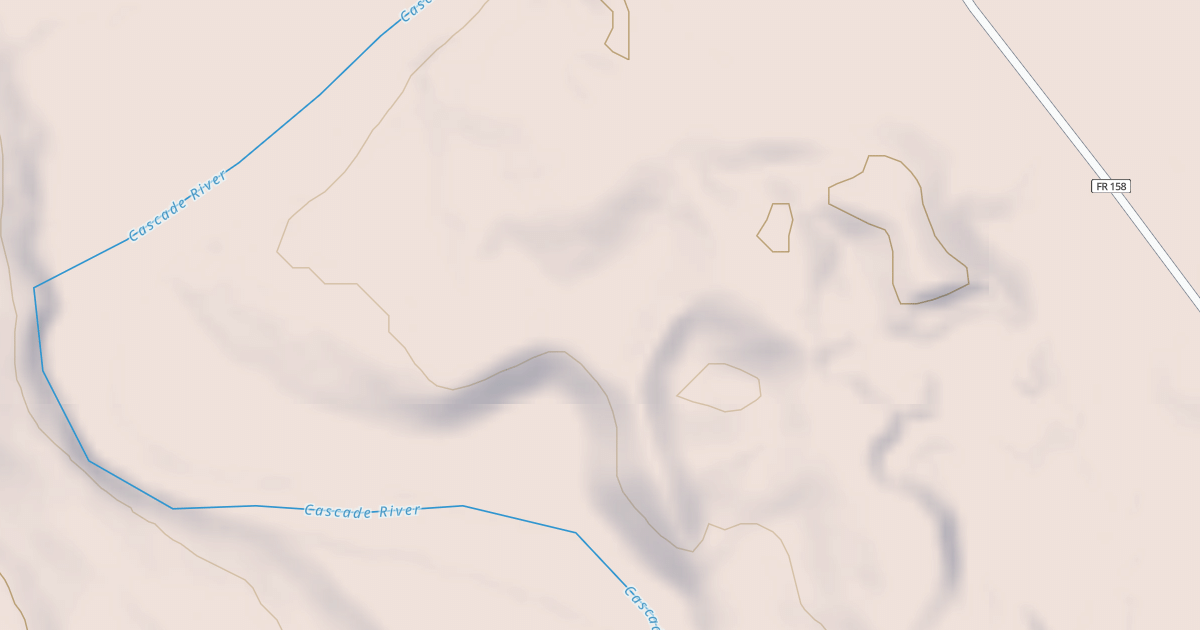 Map preview of CASCADE PIT SPUR A