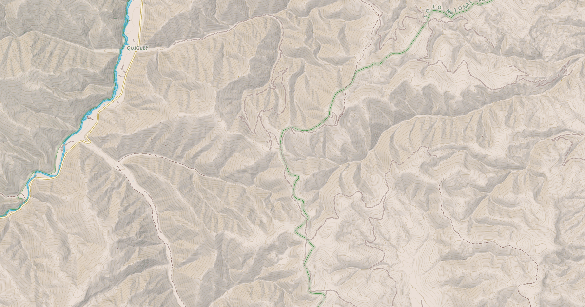 Map preview of UPPER BREWSTER CREEK