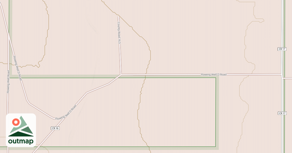 Map of FLOWING WELL D