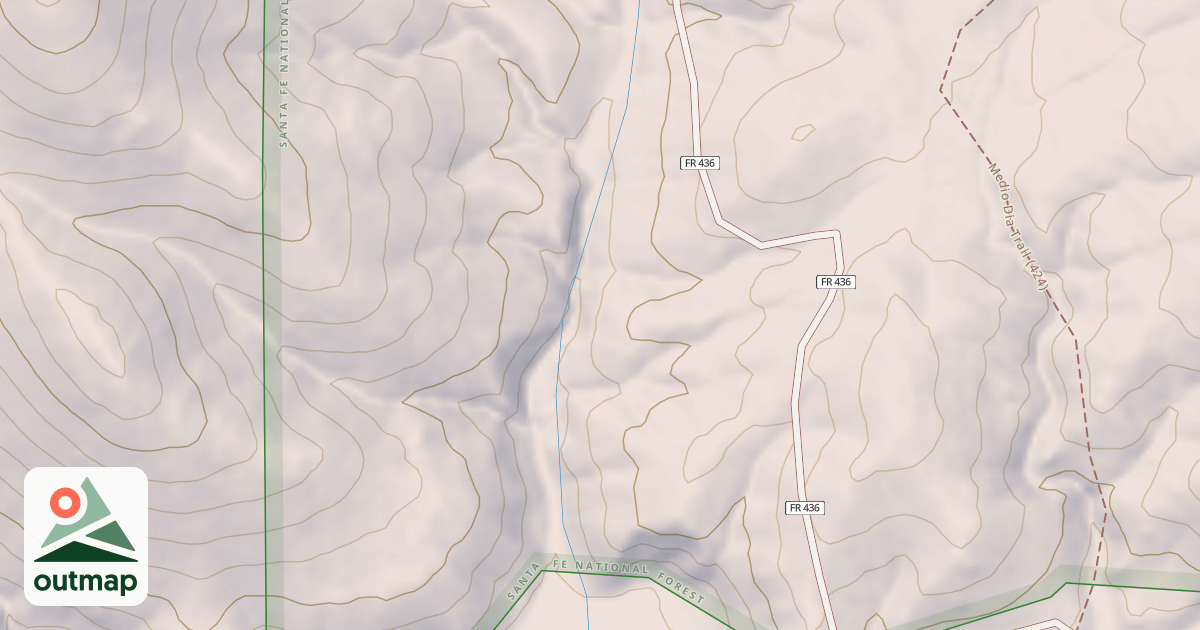 Map of USFS Motor Vehicle Use Map Roads {1B2605D7-84A0-4396-84B1-3005856F39FF}