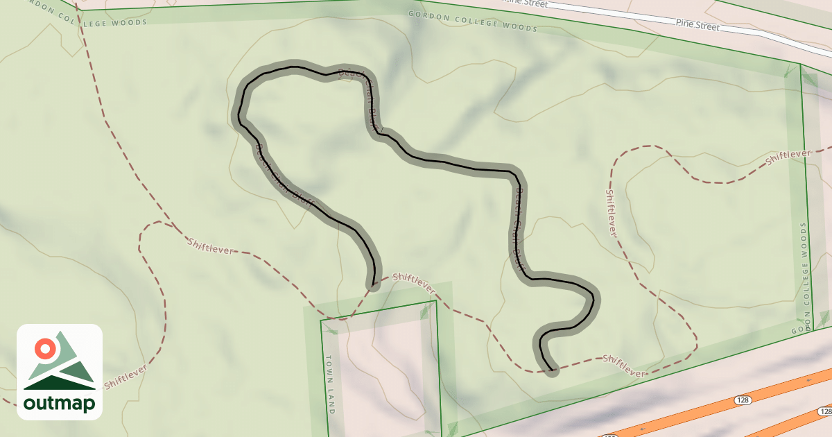 Map of Beach Chair Bluff