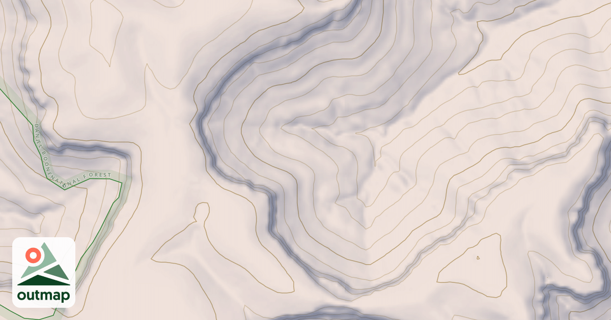 Map of Yellow Cliff