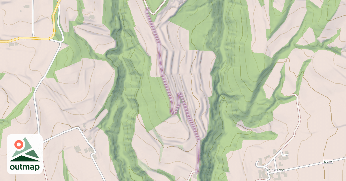 Map of Chemin de Piérostit