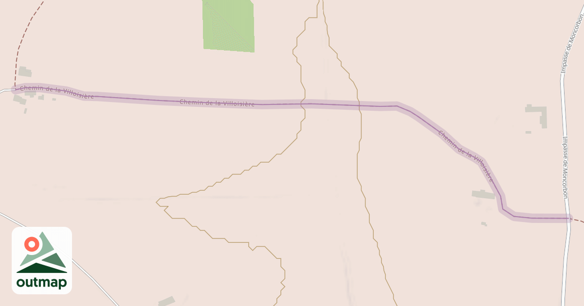 Map of Chemin de la Villoisière