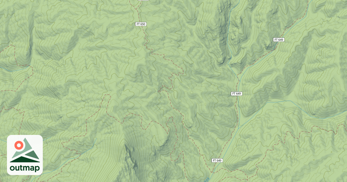Map of Long Hollow