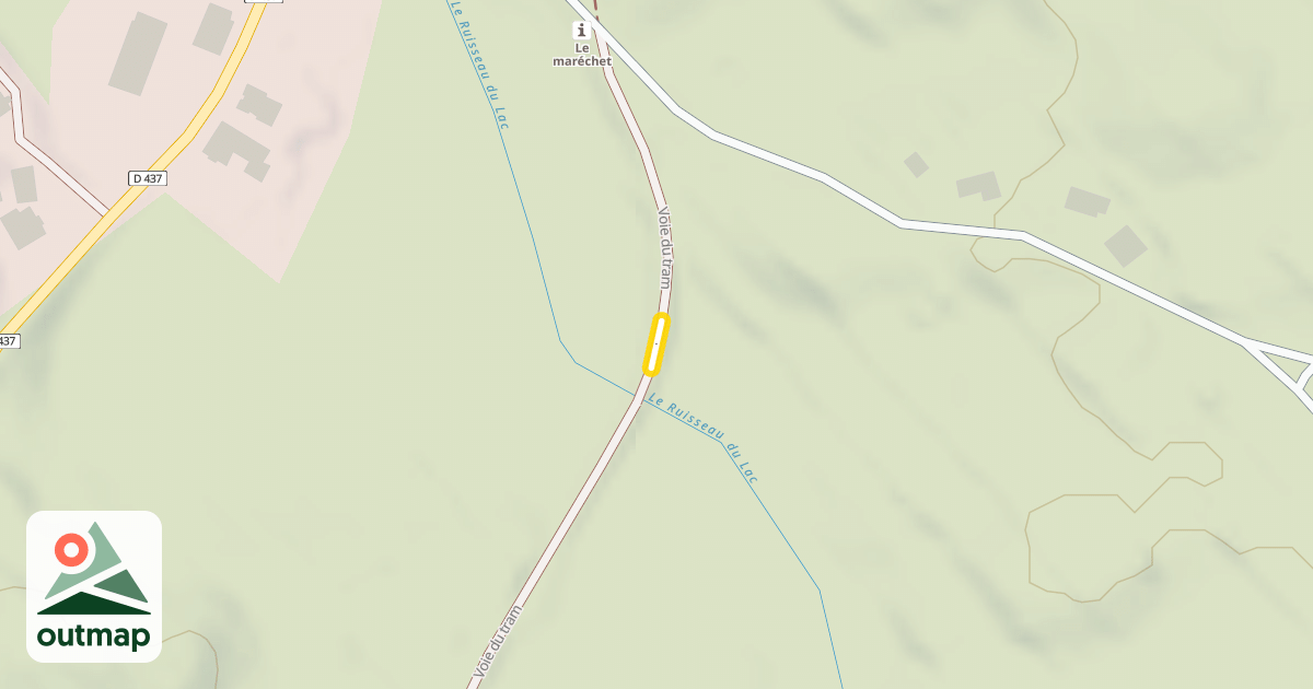 Map of Voie du tram