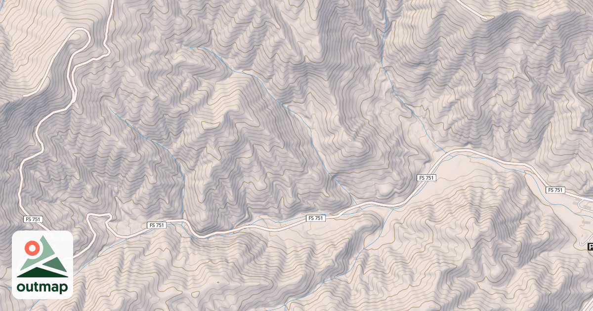 Map of SHOPE FORK