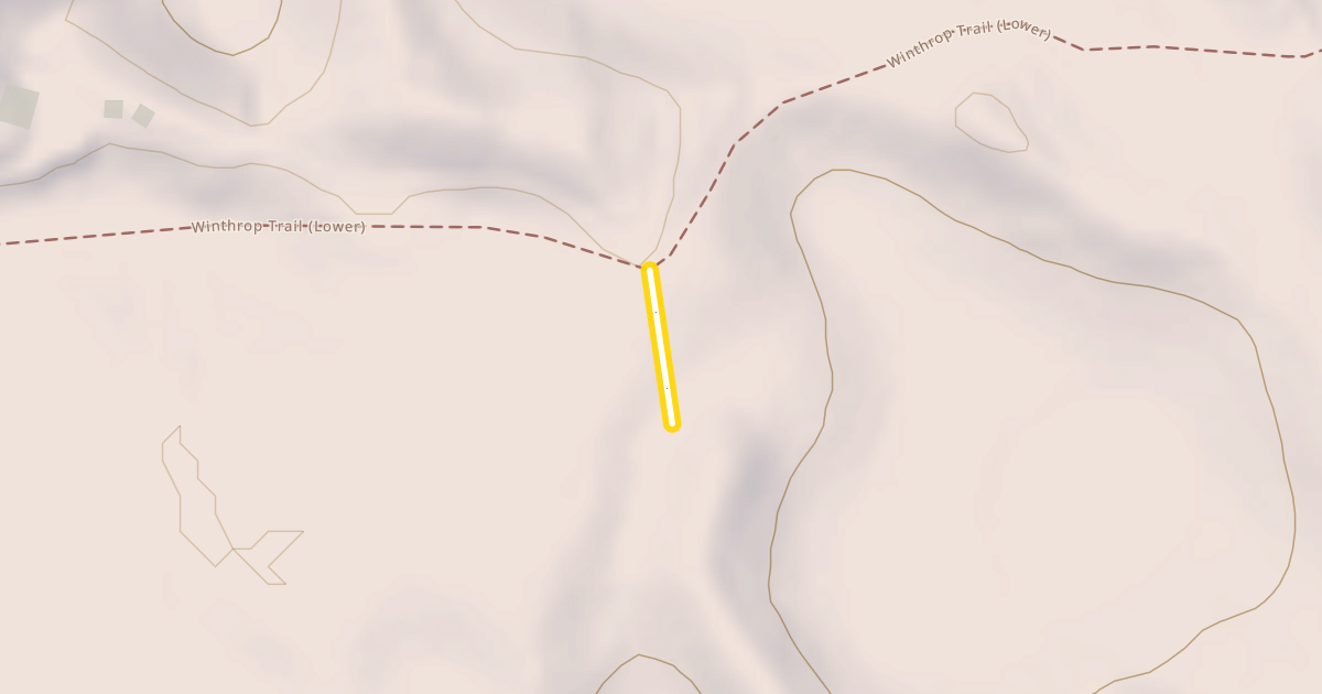 Map preview of Winthrop Trail (Lower)