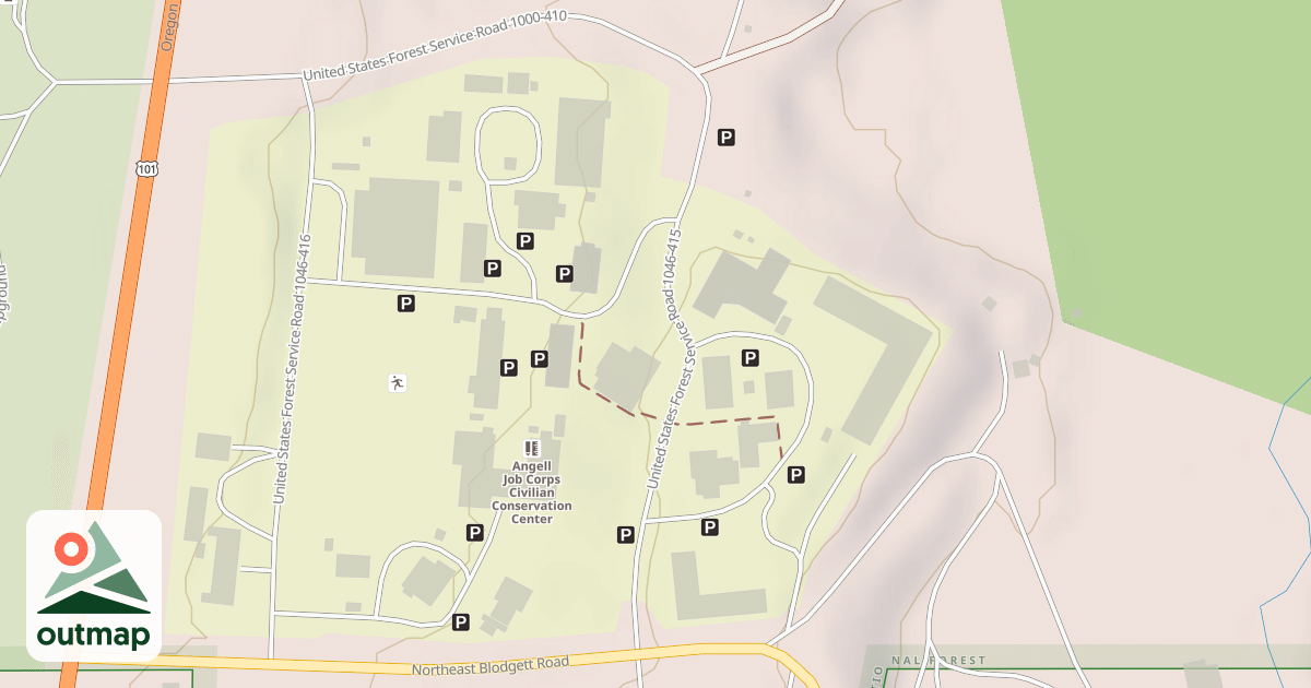 Map of JOB CORP ADMIN ROAD