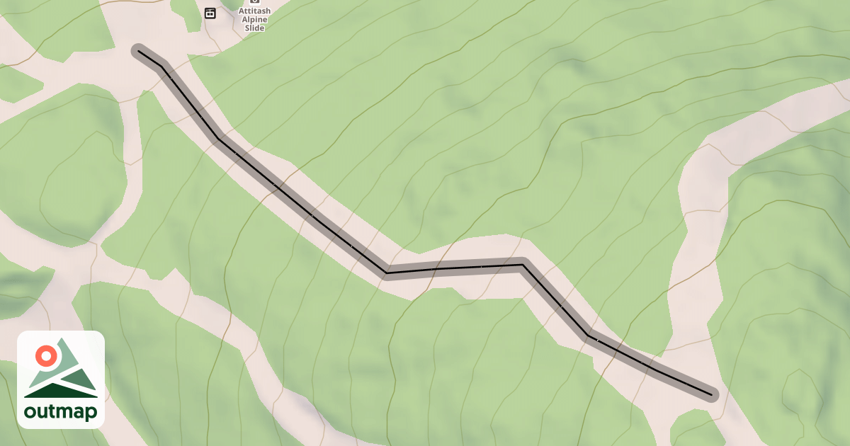 Map of Upper Ptarmigan
