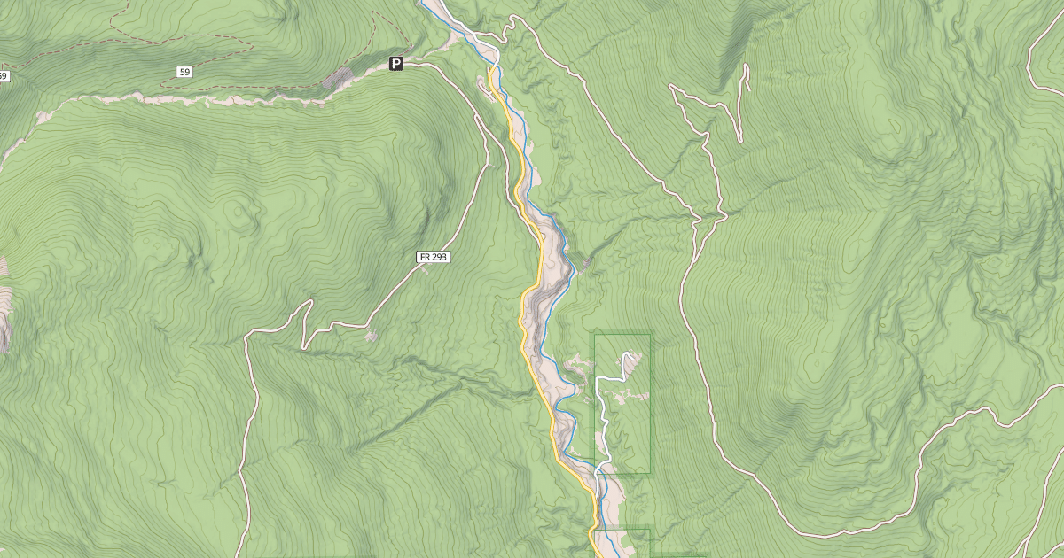 Map preview of PACK RIVER