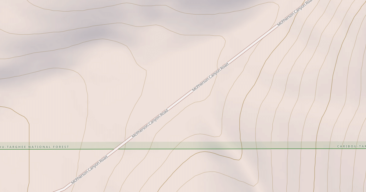 Map preview of MCPHERSON CANYON