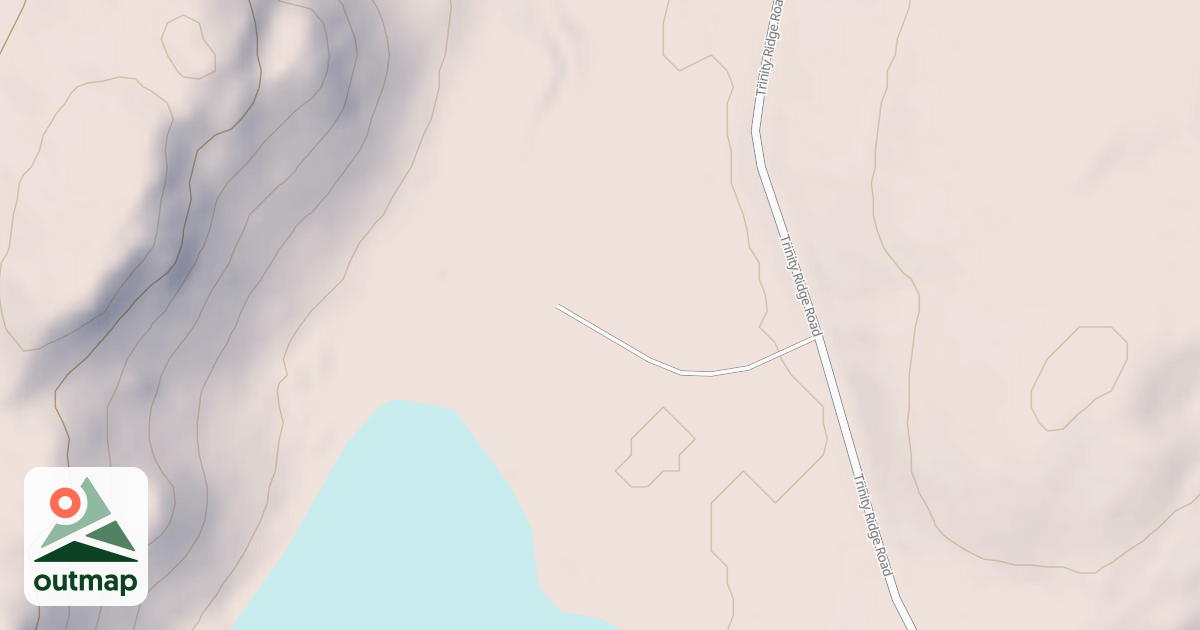 Map of BIG ROARING RIVER LAKE, NORTH
