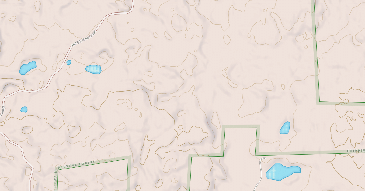 Map preview of HUNGRY GULCH SPUR B
