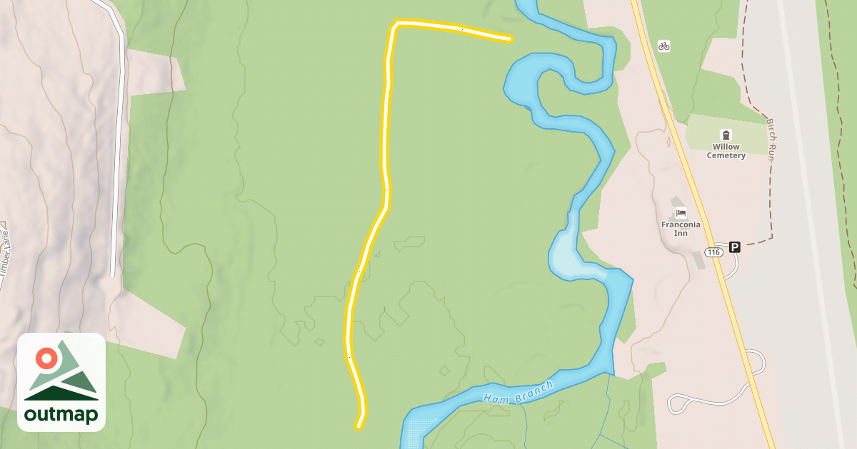 Map of Flat Track Circle