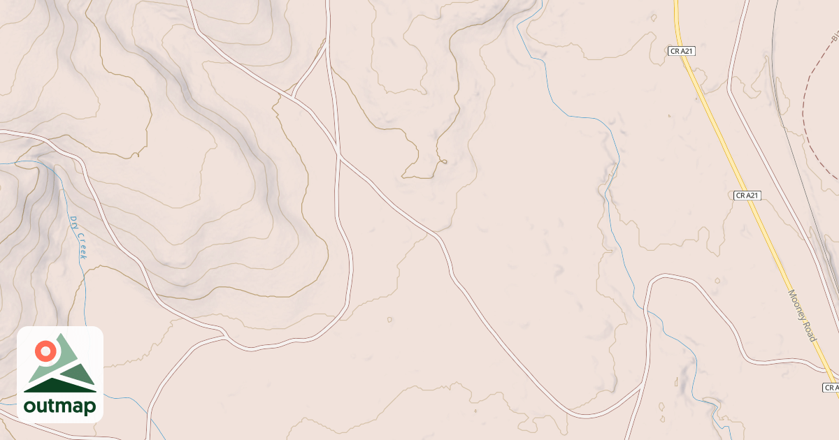 Map of BRUSH HILL SPUR