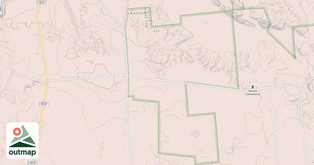 Map of Unnamed Snowmobile Trail