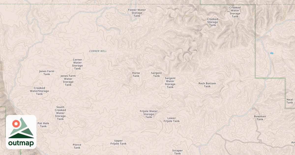 Map of SARGENT TANK
