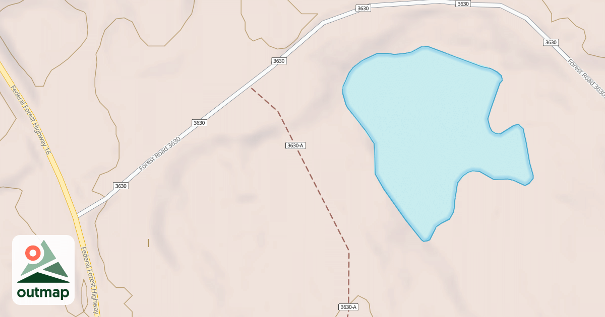 Map of USFS Motor Vehicle Use Map Trails 24424