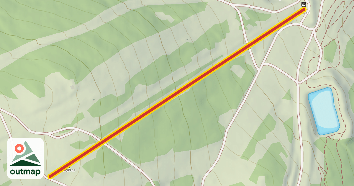 Map of Bruyères