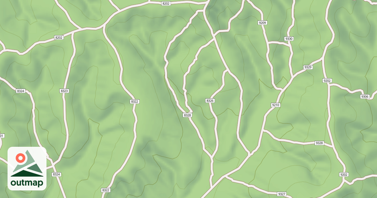 Map of USFS Motor Vehicle Use Map Trails 19920