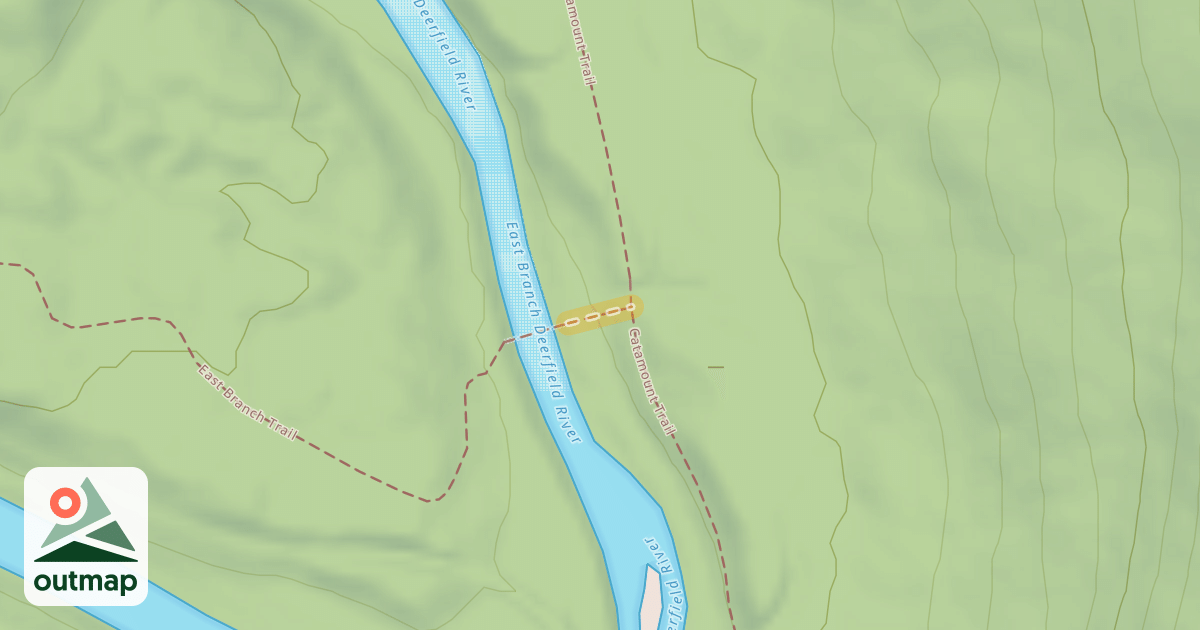 Map of East Branch Trail