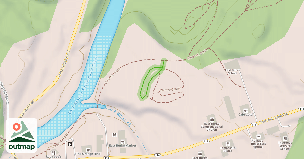 Map of Pump Track