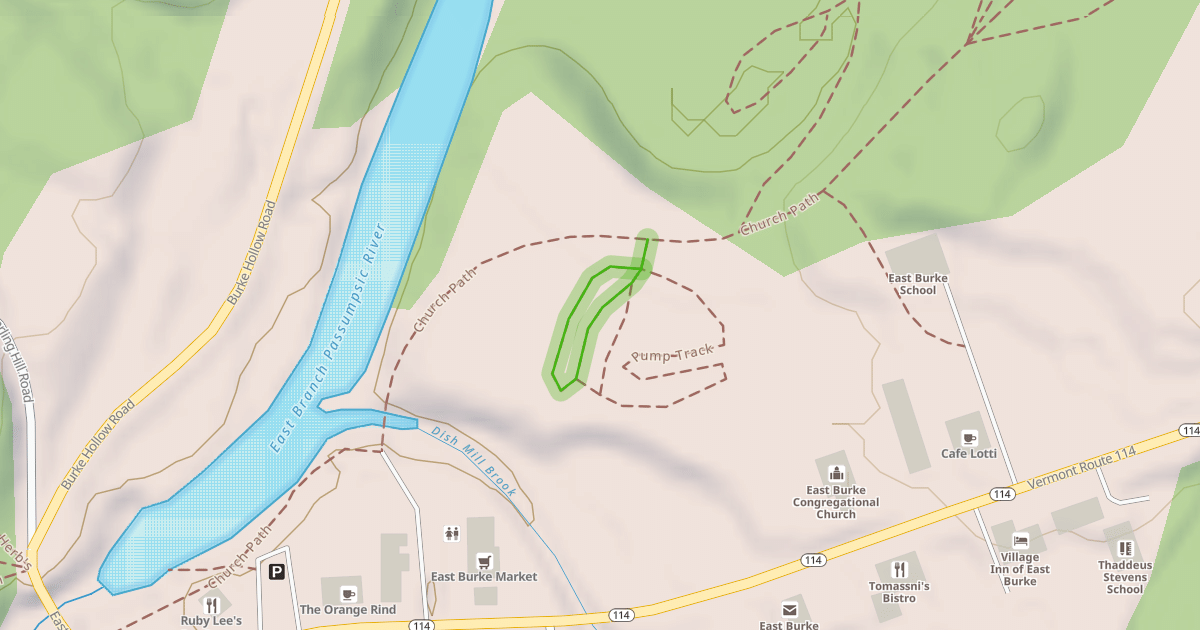 Map preview of Pump Track