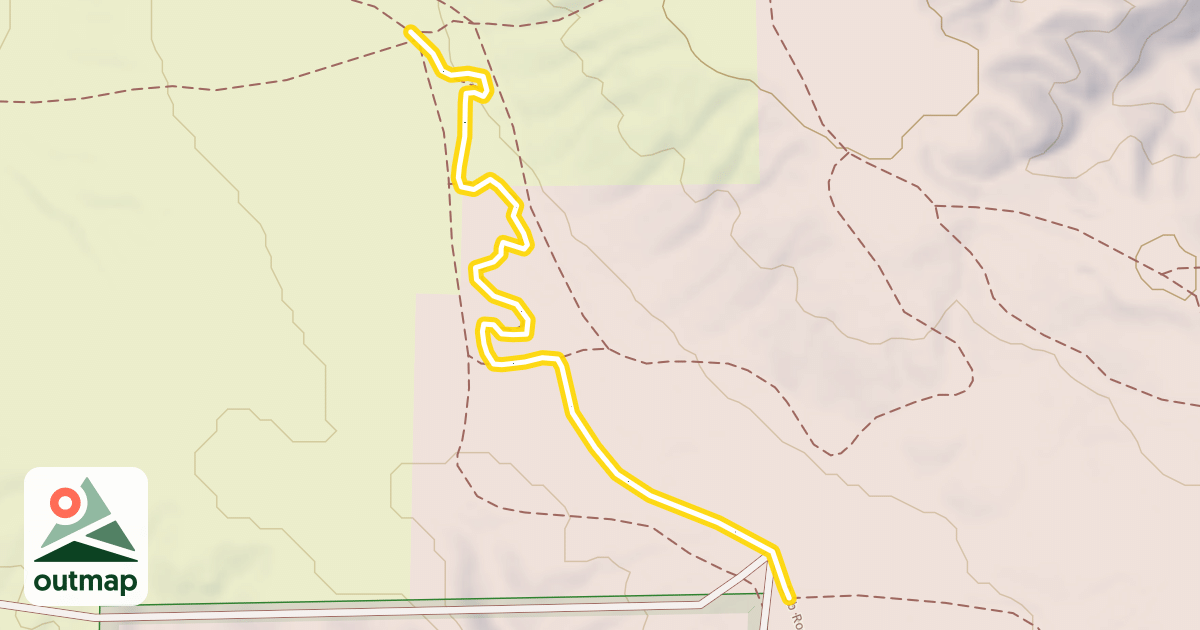 Map of Bob Ross Trail