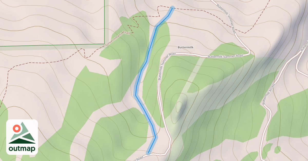 Map of Lover's Lane