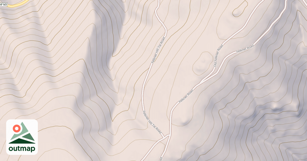 Map of FELKNER HILL TIE