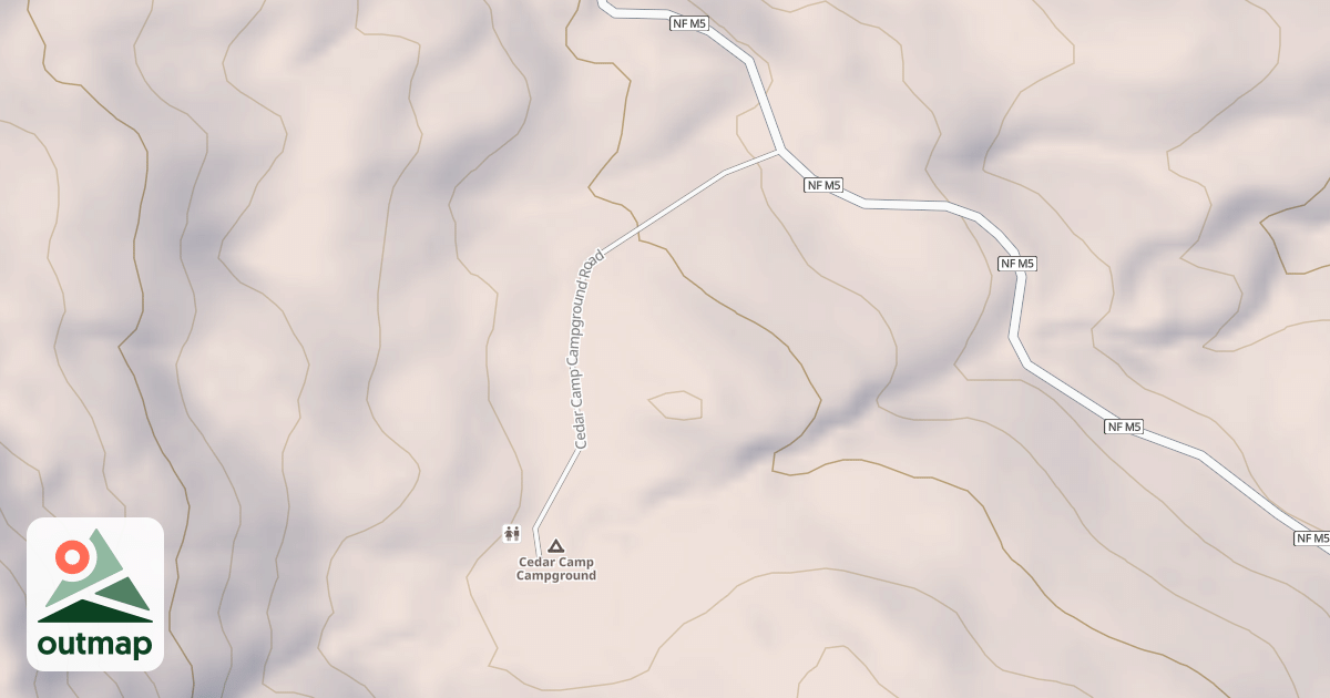 Map of CEDAR CAMP C.G.
