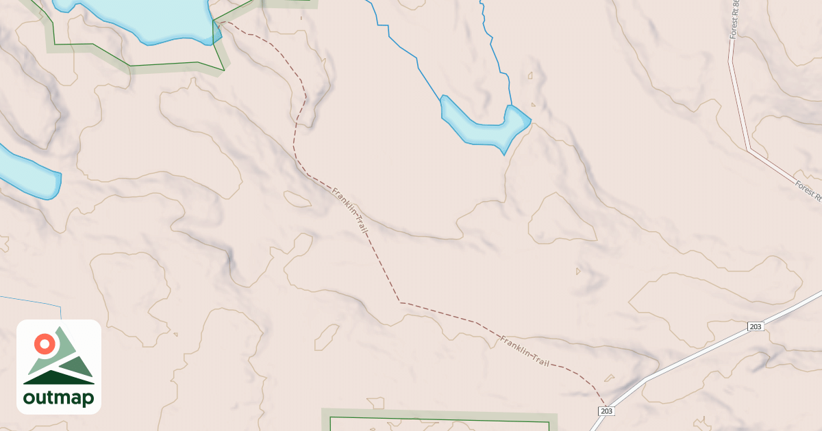 Map of FRANKLIN LAKE ATV