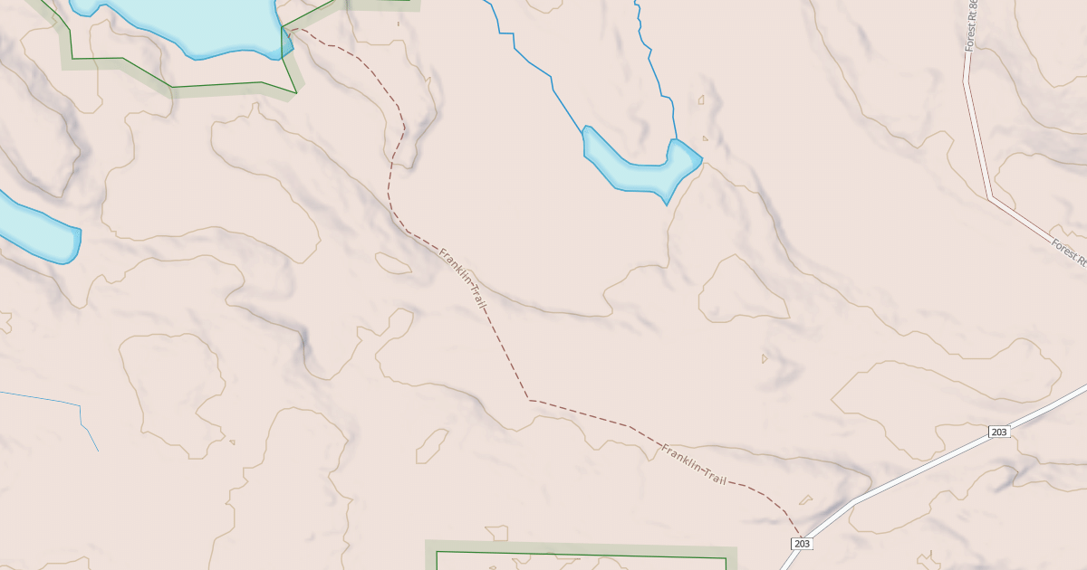 Map preview of FRANKLIN LAKE ATV